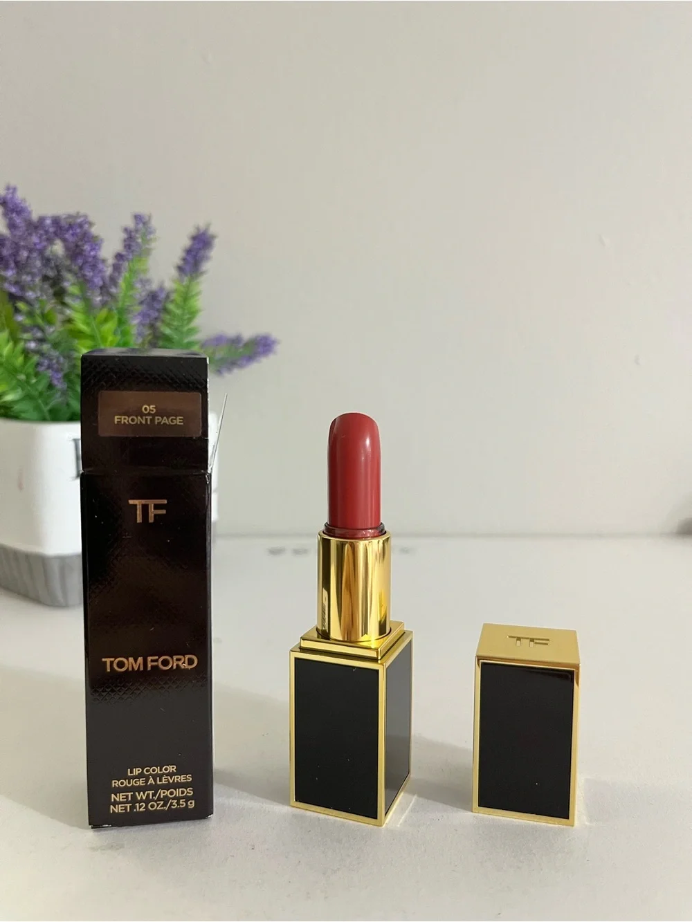 05 Front Page, Tom Ford Lip Color Rouge Lipstick, Full Size, 0.12 OZ, New